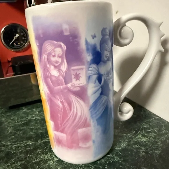 Disney Parks Exclusive Princess Mug with Ariel, Aurora, Belle, and Cinderella - Picture 2 of 6